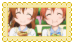 honoka and rin eating